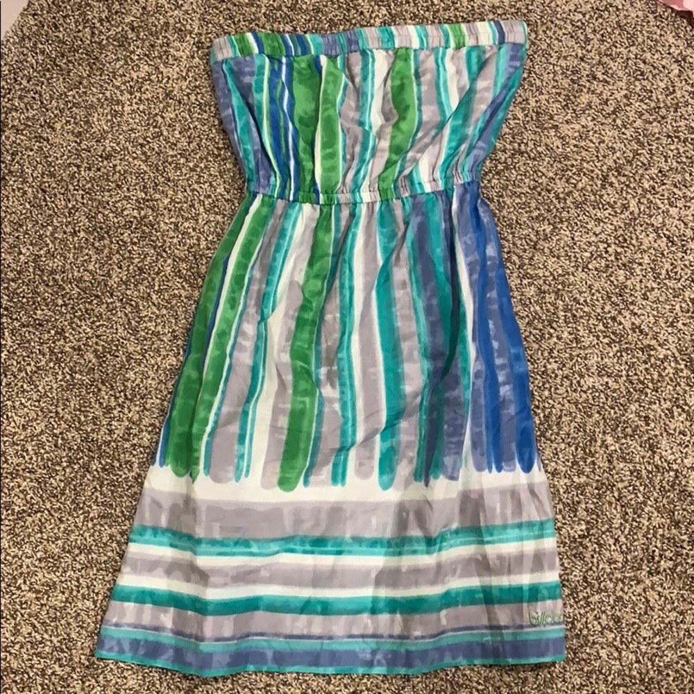 Stripped billabong dress